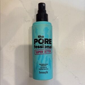 Benefit POREfessional Super Setter Makeup Spray - Aqua Blue & Black